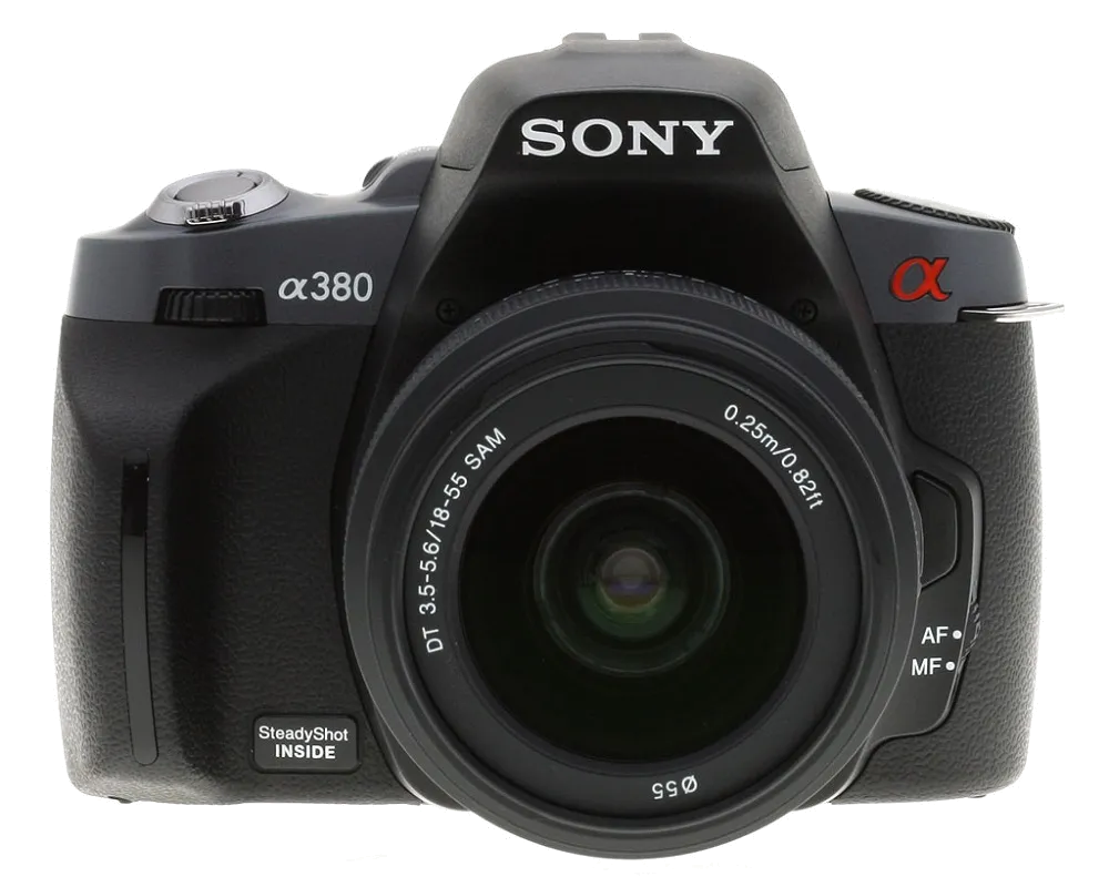 Юстировка Sony A380